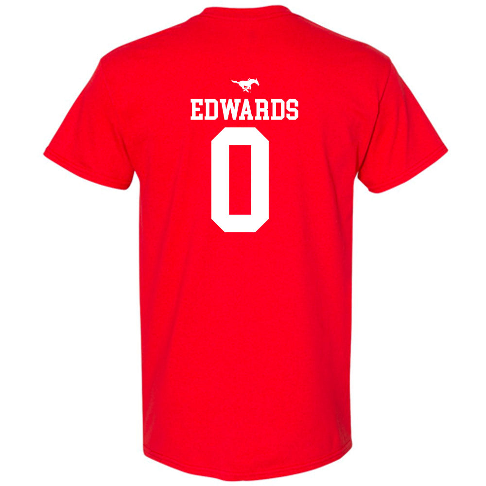 SMU - NCAA Men's Basketball : B.J. Edwards - Sports Shersey T-Shirt-1