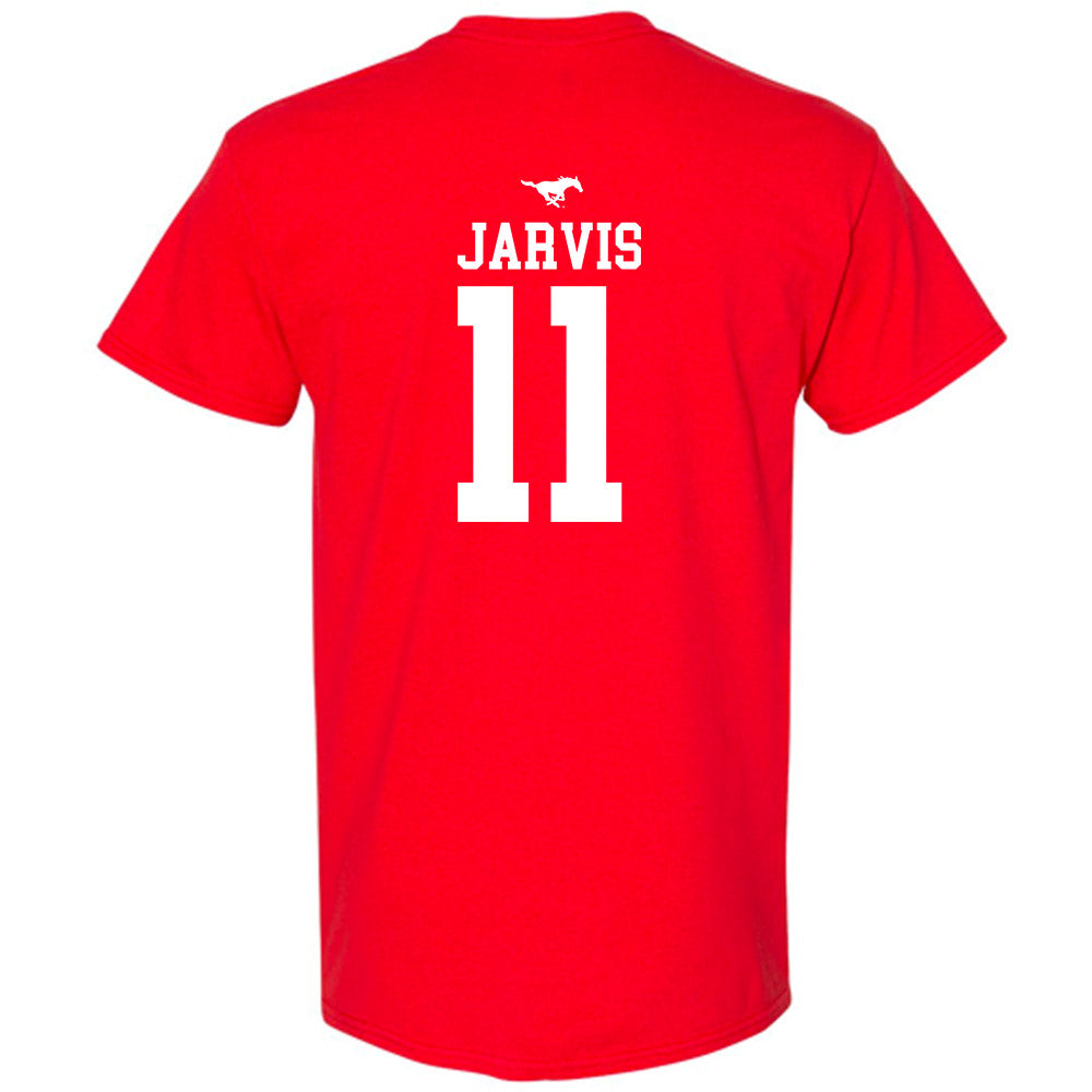 SMU - NCAA Men's Basketball : Sam Jarvis - Sports Shersey T-Shirt-1