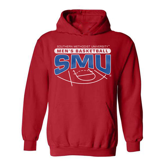 SMU - NCAA Men's Basketball : Sam Jarvis - Sports Shersey Hooded Sweatshirt-0