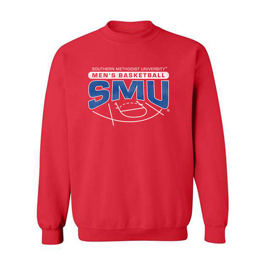 SMU - NCAA Women's Basketball : Grace Hall - Sports Shersey Crewneck Sweatshirt-0