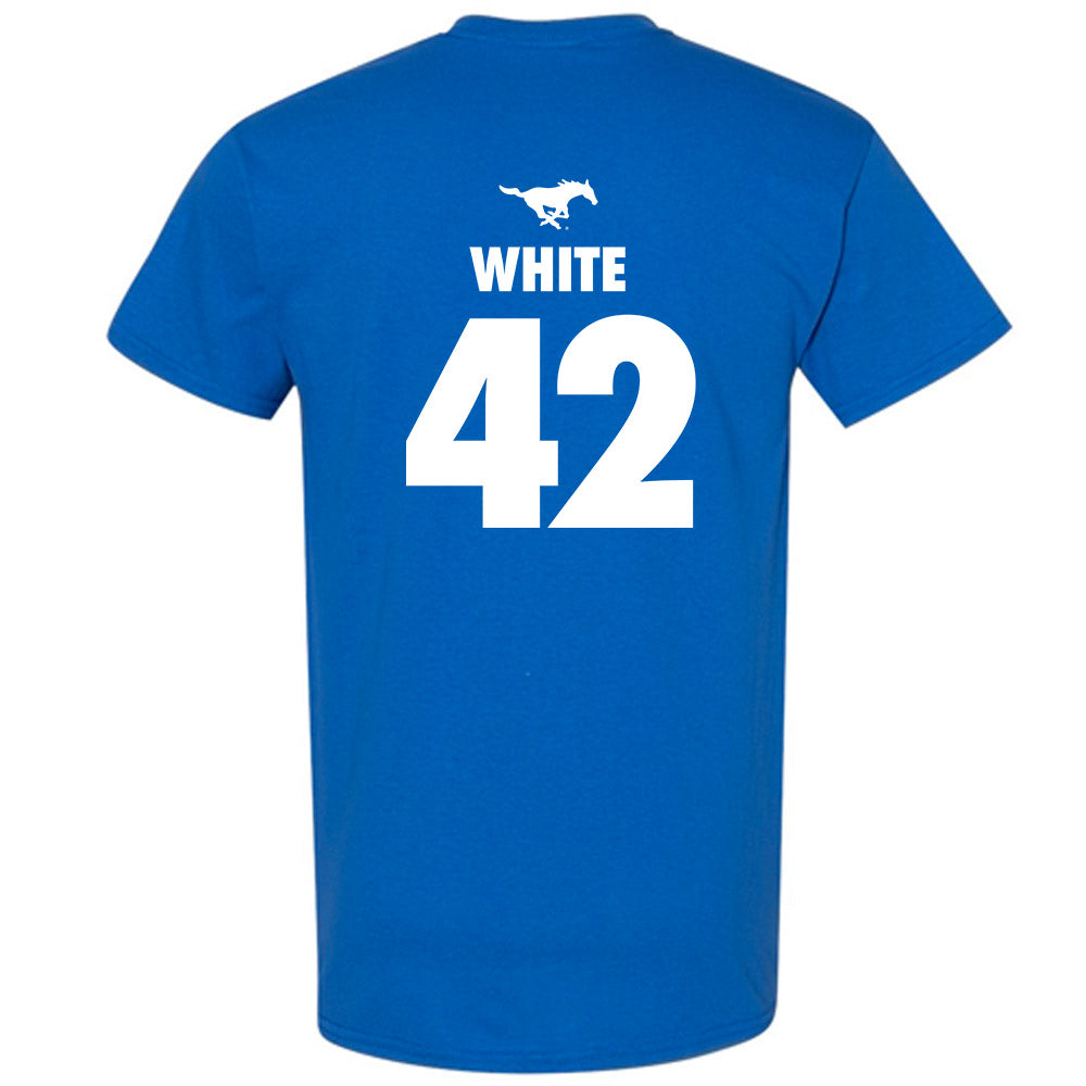 SMU - NCAA Women's Basketball : Roxy White - Sports Shersey T-Shirt-1