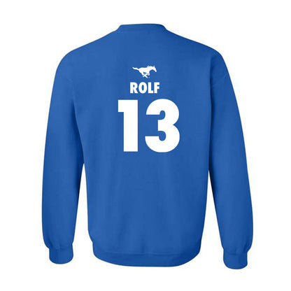 SMU - NCAA Women's Basketball : Mailien Rolf - Sports Shersey Crewneck Sweatshirt-1