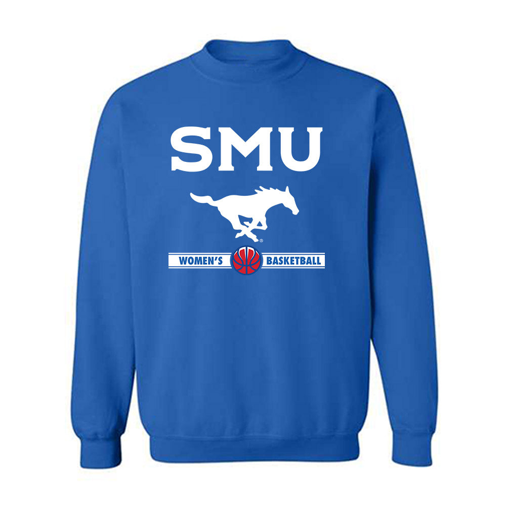 SMU - NCAA Men's Basketball : Niccolo Kalischer-Stork - Sports Shersey Crewneck Sweatshirt-0