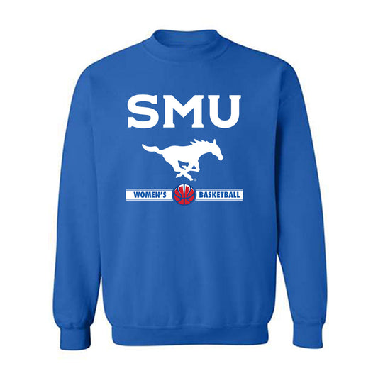 SMU - NCAA Men's Basketball : Sam Jarvis - Sports Shersey Crewneck Sweatshirt-0