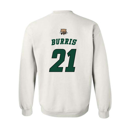 Ohio - NCAA Men's Basketball : Jesse Burris - Sports Shersey Crewneck Sweatshirt-1