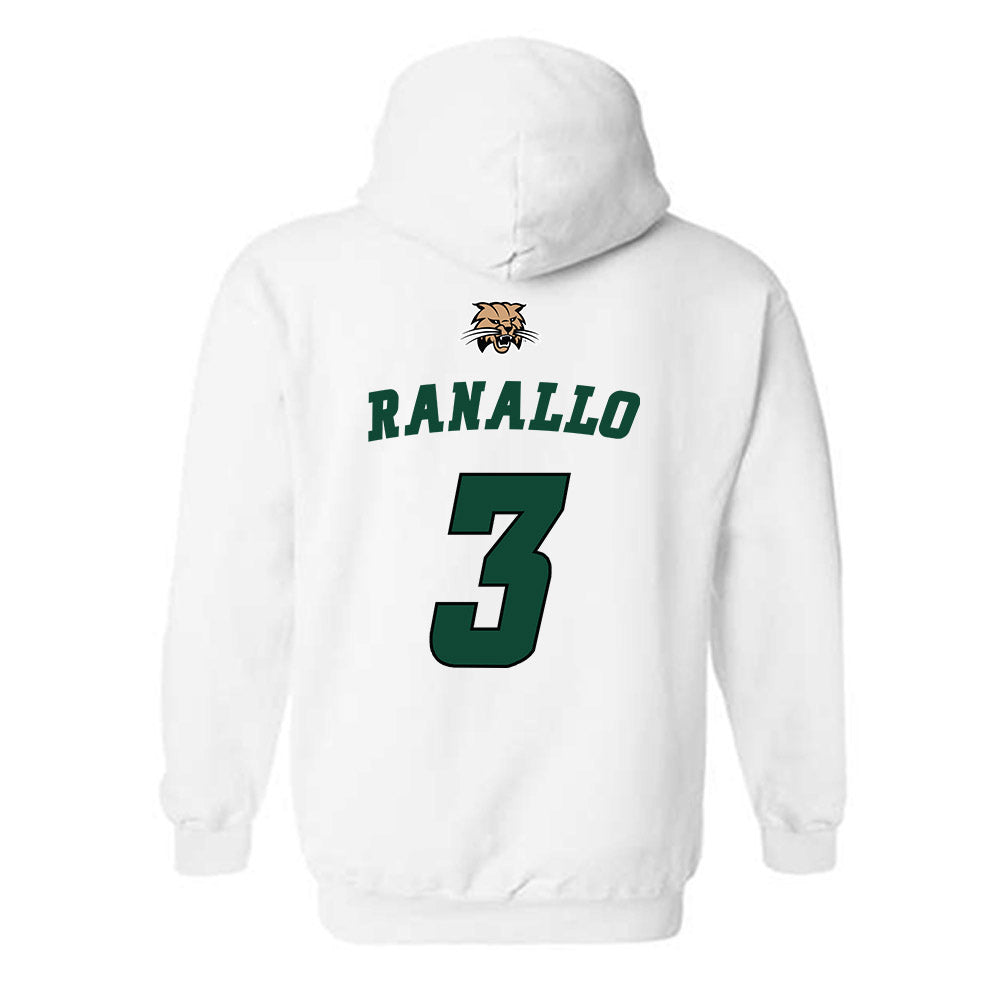 Ohio - NCAA Women's Basketball : Bella Ranallo - Sports Shersey Hooded Sweatshirt-1
