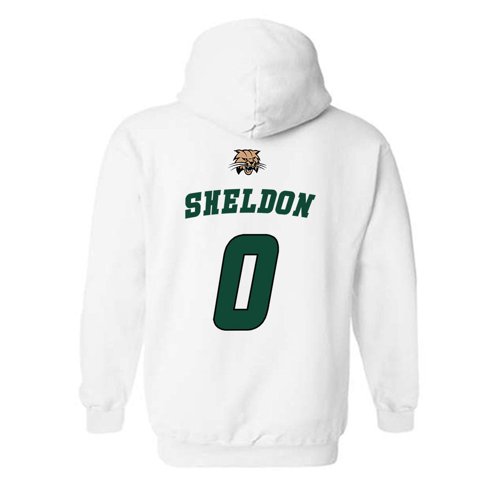 Ohio - NCAA Men's Basketball : Ajay Sheldon - Sports Shersey Hooded Sweatshirt-1