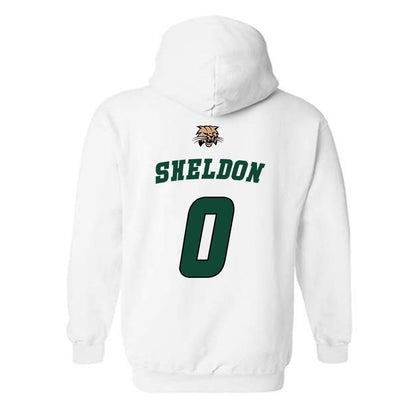 Ohio - NCAA Men's Basketball : Ajay Sheldon - Sports Shersey Hooded Sweatshirt-1