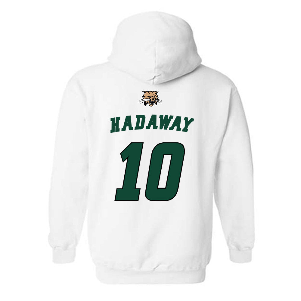 Ohio - NCAA Men's Basketball : Aidan Hadaway - Sports Shersey Hooded Sweatshirt-1