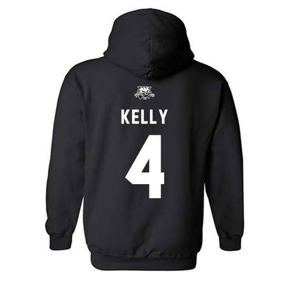 Ohio - NCAA Men's Basketball : JJ Kelly - Sports Shersey Hooded Sweatshirt-1