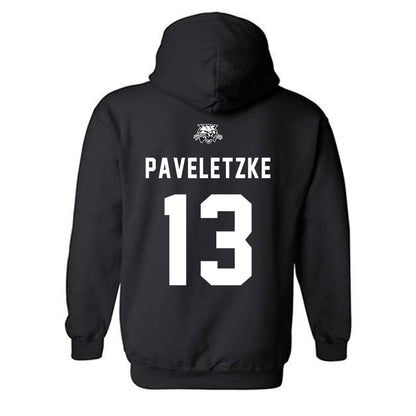 Ohio - NCAA Men's Basketball : Jackson Paveletzke - Sports Shersey Hooded Sweatshirt-1