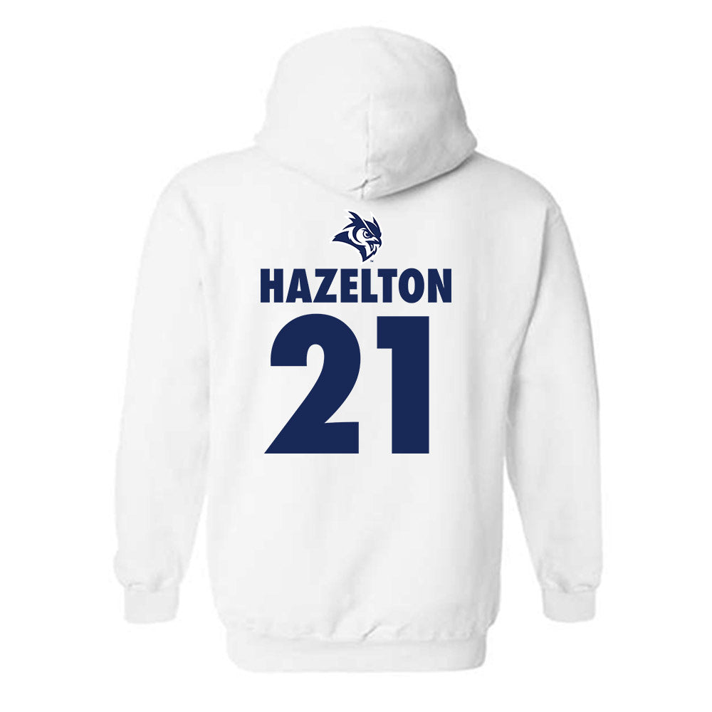 Rice - NCAA Women's Basketball : Myah Hazelton - Sports Shersey Hooded Sweatshirt-1