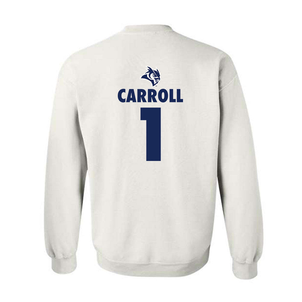 Rice - NCAA Men's Basketball : Cam Carroll - Sports Shersey Crewneck Sweatshirt-1