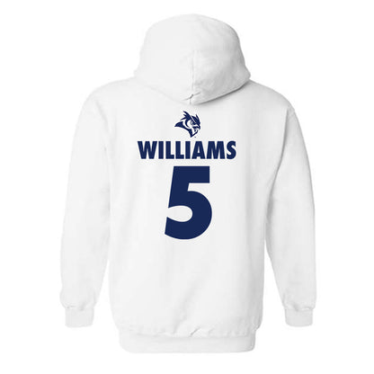 Rice - NCAA Men's Basketball : Jordan Williams - Sports Shersey Hooded Sweatshirt-1