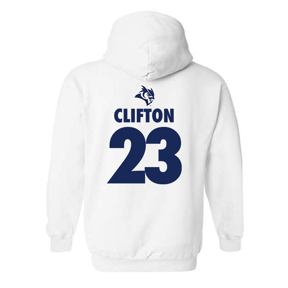 Rice - NCAA Women's Basketball : Kennedy Clifton - Sports Shersey Hooded Sweatshirt-1