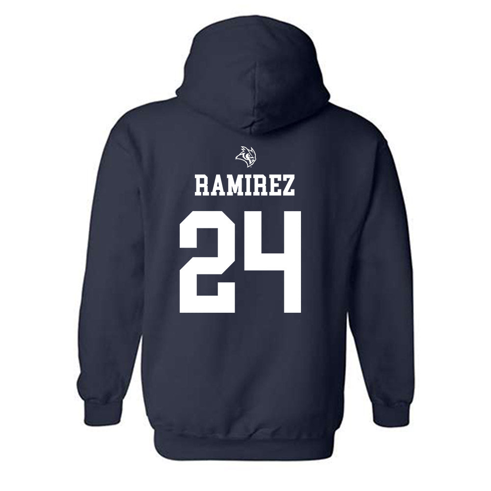 Rice - NCAA Women's Soccer : Elliana Ramirez - Sports Shersey Hooded Sweatshirt-1