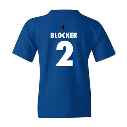 DePaul - NCAA Men's Basketball : Layden Blocker - Sports Shersey Youth T-Shirt-1