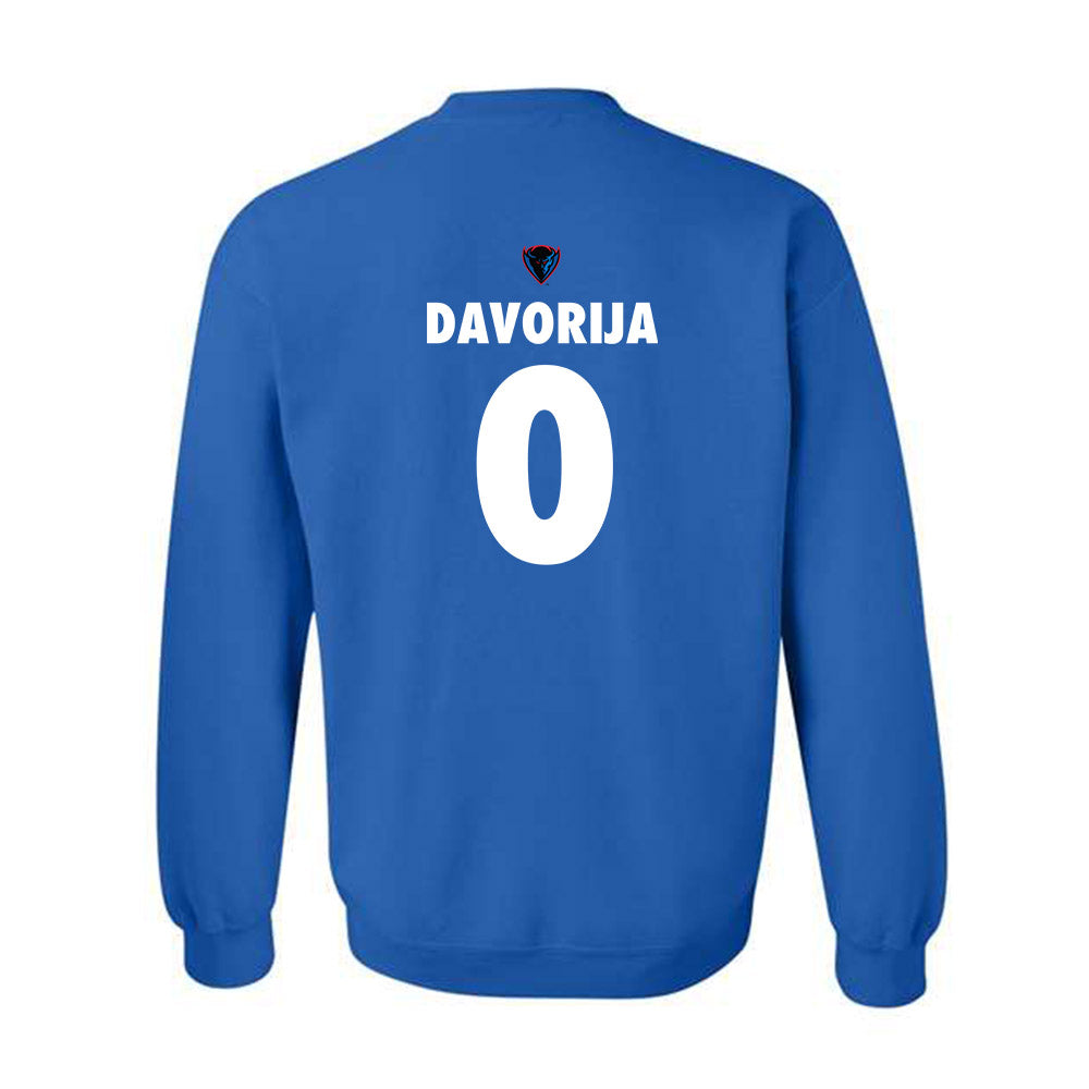 DePaul - NCAA Women's Basketball : Gina Davorija - Sports Shersey Crewneck Sweatshirt-1