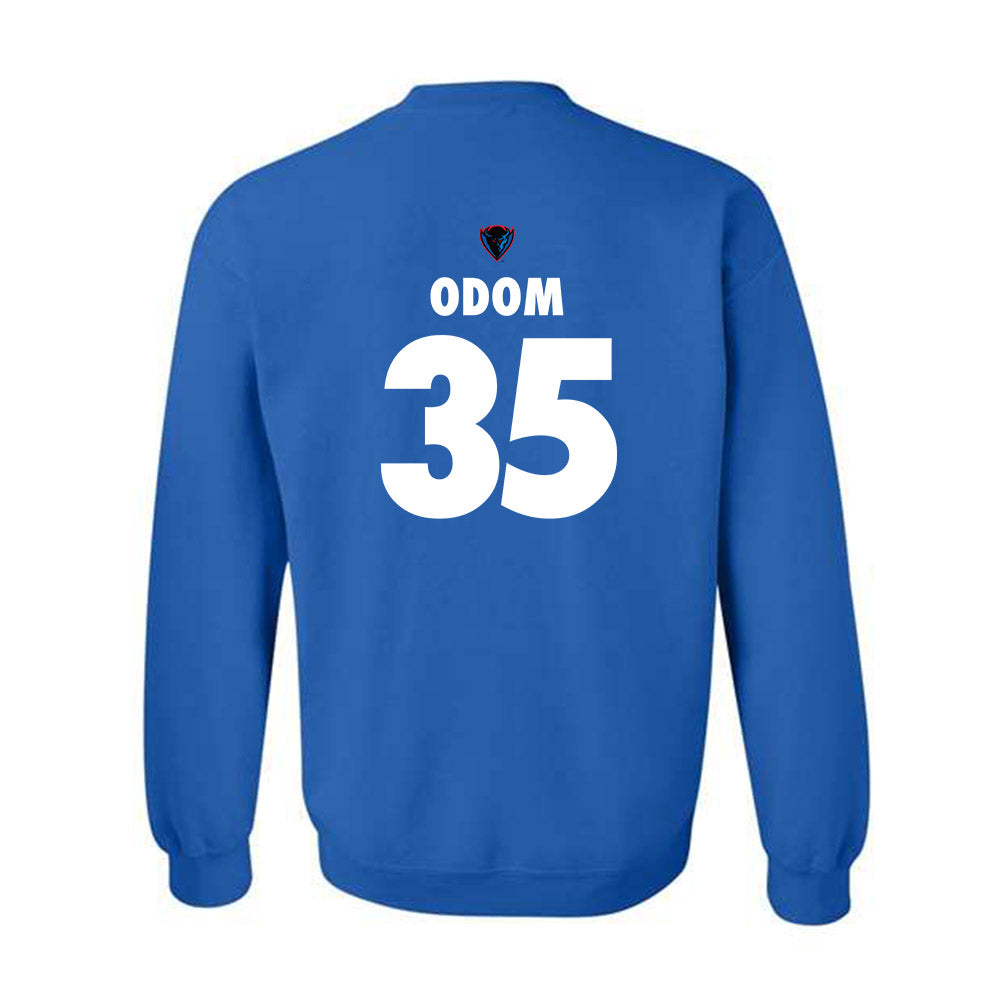 DePaul - NCAA Women's Basketball : Justis Odom - Sports Shersey Crewneck Sweatshirt-1