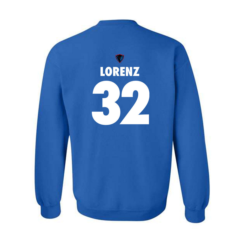 DePaul - NCAA Men's Basketball : Jeremy Lorenz - Sports Shersey Crewneck Sweatshirt-1