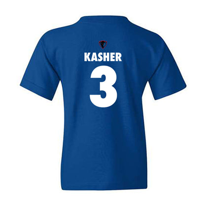 DePaul - NCAA Men's Basketball : Nate Kasher - Sports Shersey Youth T-Shirt-1
