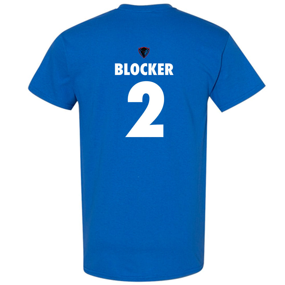 DePaul - NCAA Men's Basketball : Layden Blocker - Sports Shersey T-Shirt-1