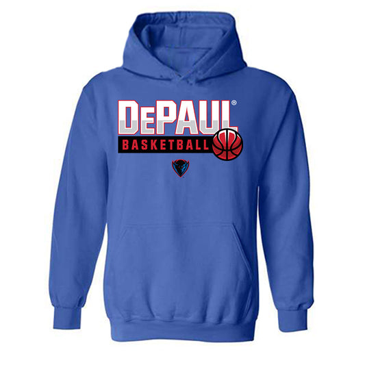 DePaul - NCAA Women's Basketball : Meg Newman - Sports Shersey Hooded Sweatshirt-0