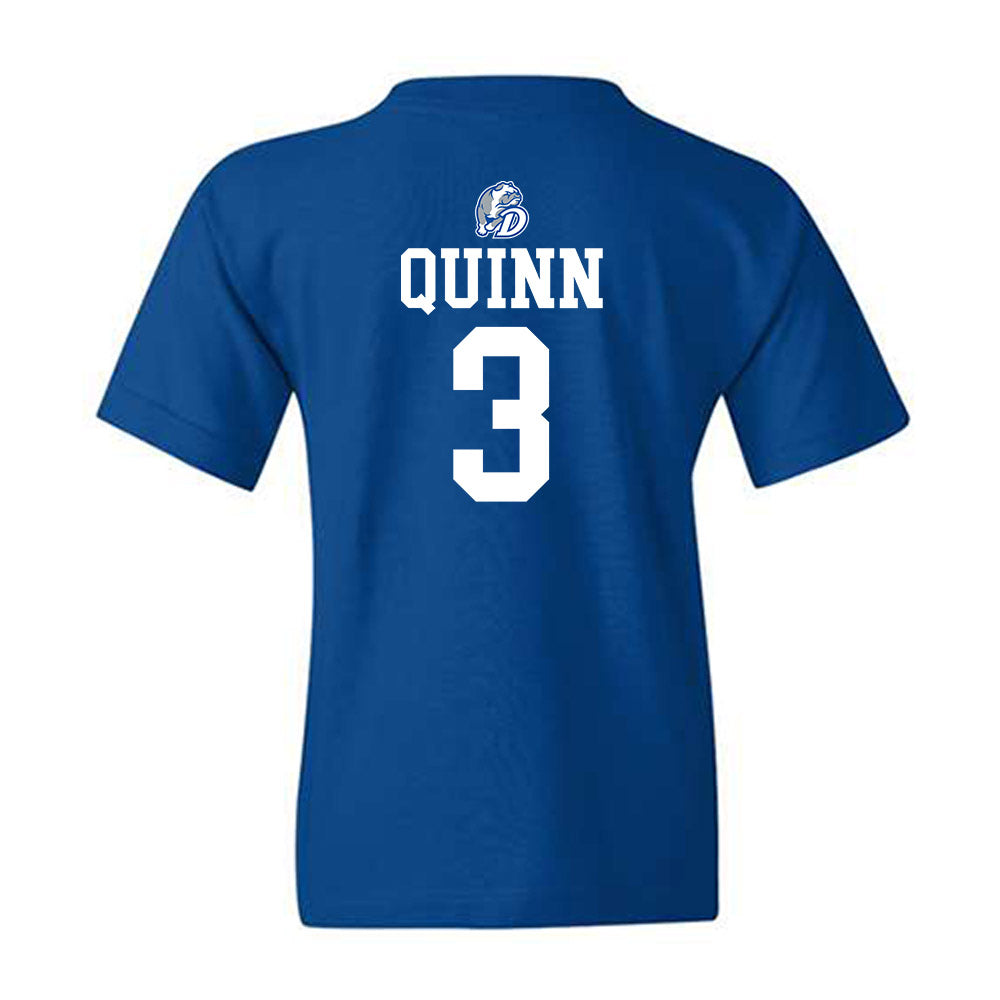 Drake - NCAA Men's Basketball : Jalen Quinn - Sports Shersey Youth T-Shirt-1