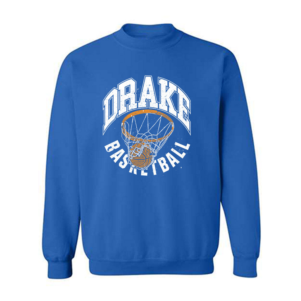Drake - NCAA Men's Basketball : LJ Rush - Sports Shersey Crewneck Sweatshirt-0