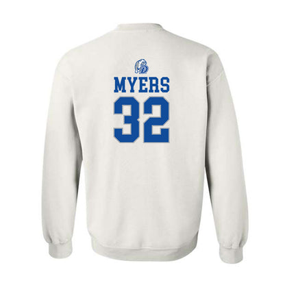 Drake - NCAA Women's Basketball : Allie Myers - Sports Shersey Crewneck Sweatshirt-1