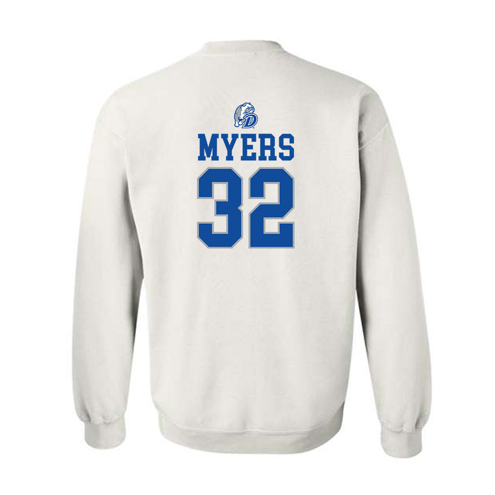 Drake - NCAA Women's Basketball : Allie Myers - Sports Shersey Crewneck Sweatshirt-1