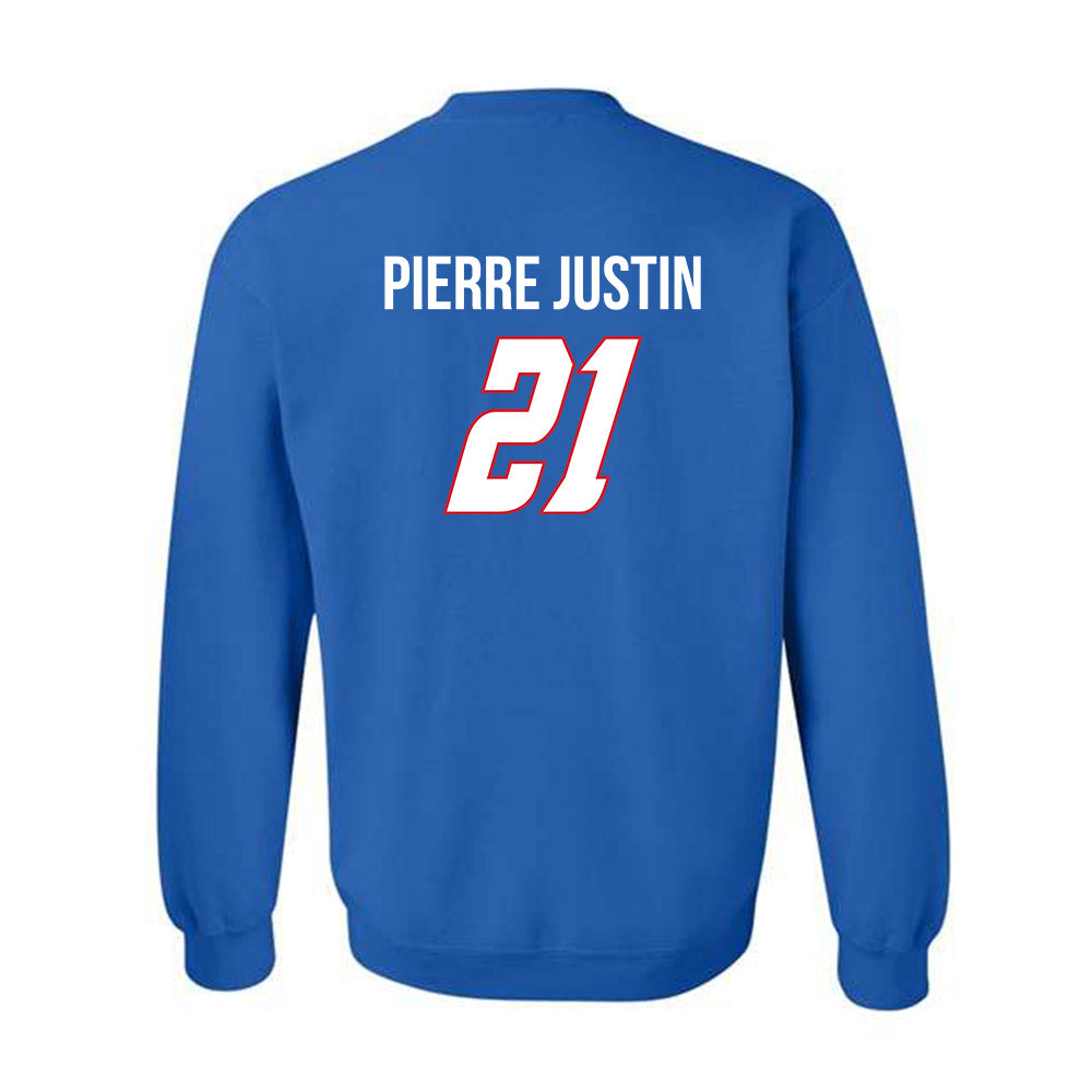 DePaul - NCAA Men's Basketball : Theo Pierre Justin - Classic Shersey Crewneck Sweatshirt-1