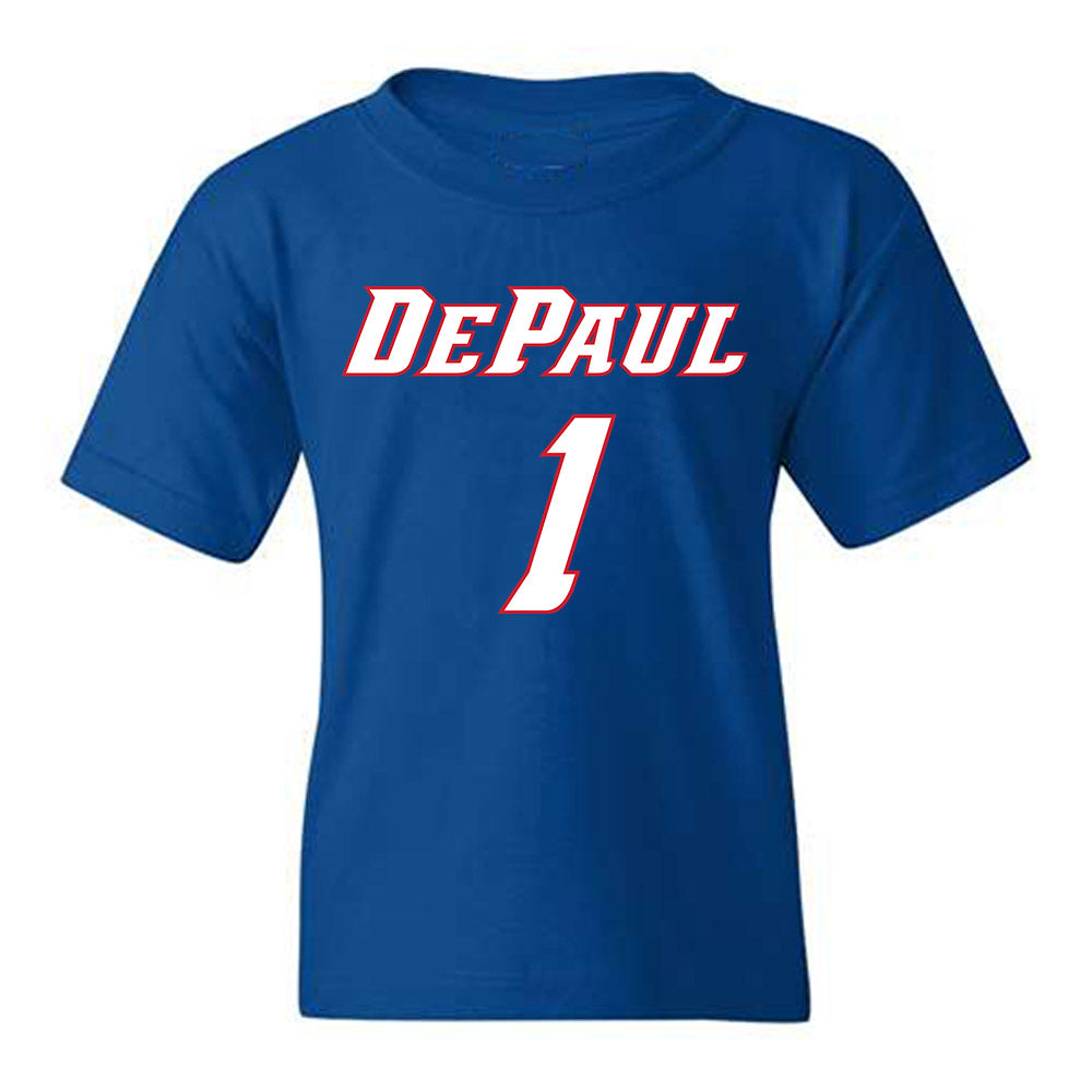 DePaul - NCAA Women's Basketball : Aizhanique Mayo - Classic Shersey Youth T-Shirt-0