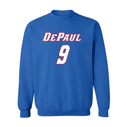DePaul - NCAA Women's Basketball : Meg Newman - Classic Shersey Crewneck Sweatshirt-0