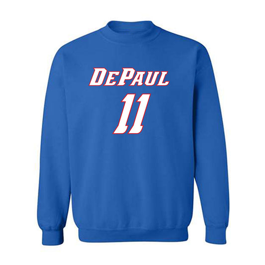 DePaul - NCAA Women's Basketball : Sumer Lee - Classic Shersey Crewneck Sweatshirt-0