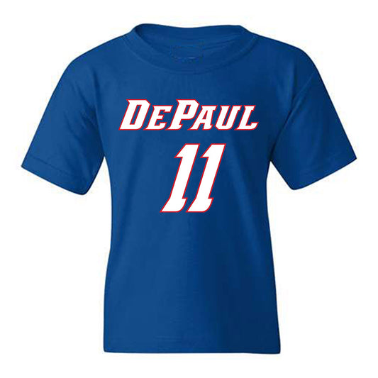 DePaul - NCAA Women's Basketball : Sumer Lee - Classic Shersey Youth T-Shirt-0