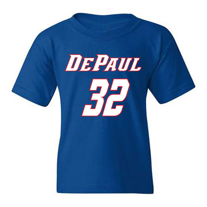 DePaul - NCAA Men's Basketball : Jeremy Lorenz - Classic Shersey Youth T-Shirt-0