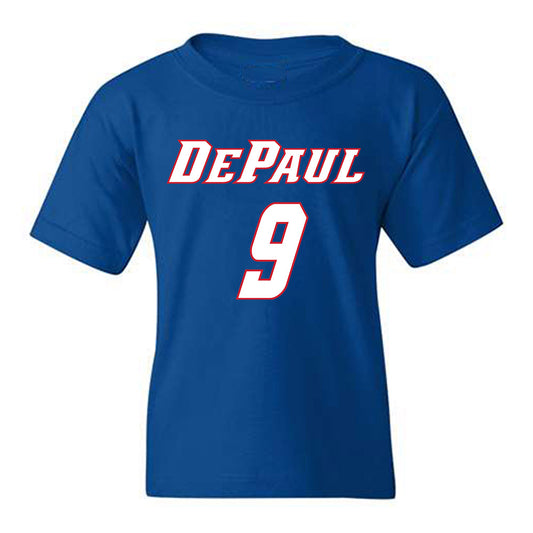 DePaul - NCAA Women's Basketball : Meg Newman - Classic Shersey Youth T-Shirt-0