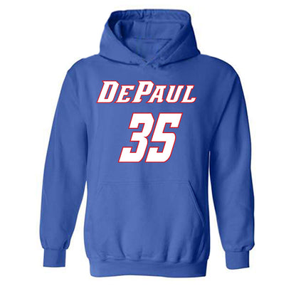 DePaul - NCAA Women's Basketball : Justis Odom - Classic Shersey Hooded Sweatshirt-0