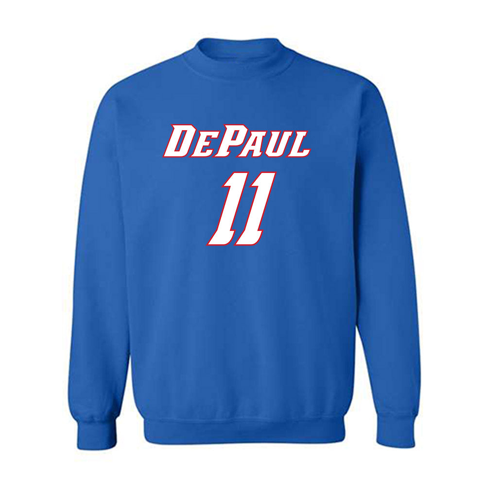 DePaul - NCAA Women's Basketball : Sumer Lee - Classic Shersey Crewneck Sweatshirt-0