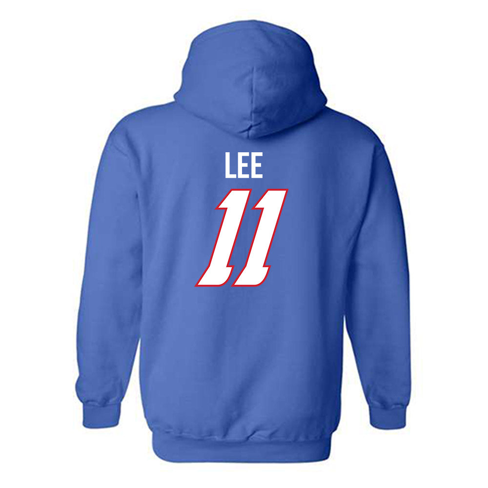 DePaul - NCAA Women's Basketball : Sumer Lee - Classic Shersey Hooded Sweatshirt-1