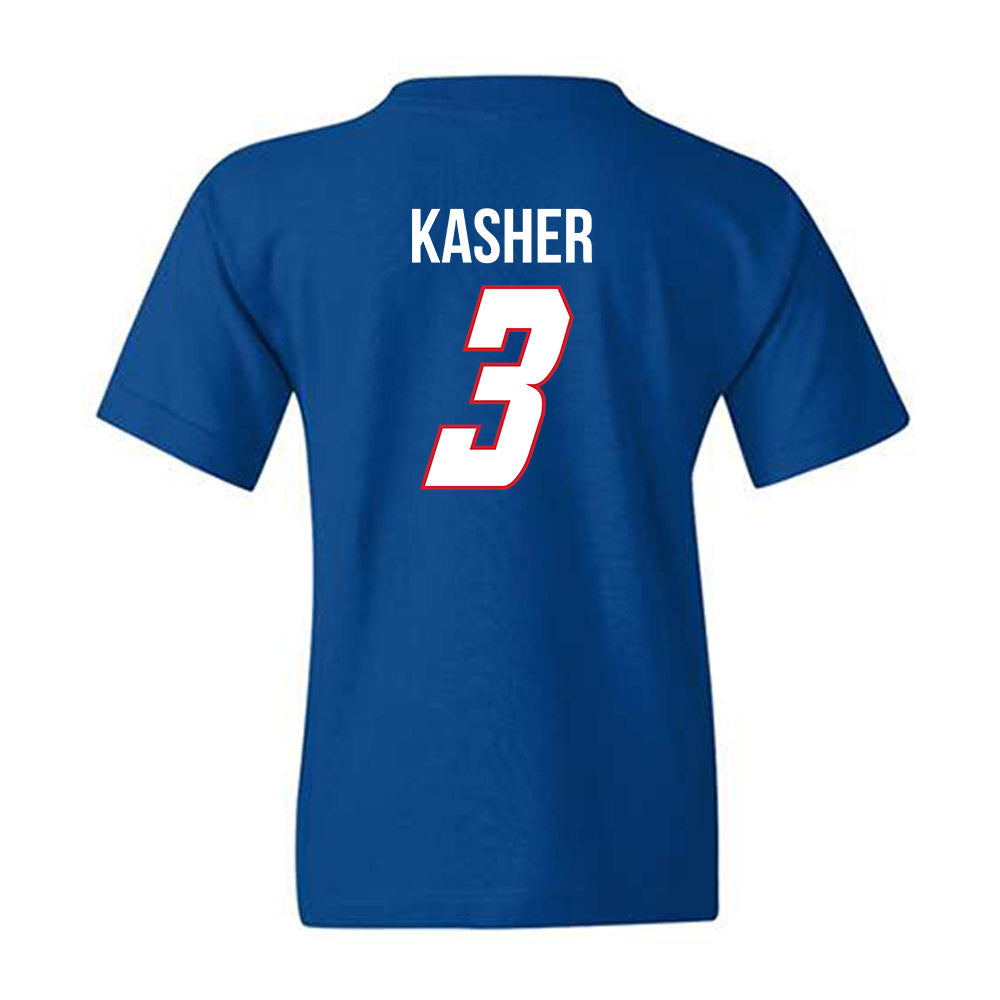 DePaul - NCAA Men's Basketball : Nate Kasher - Classic Shersey Youth T-Shirt-1