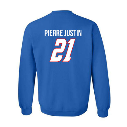 DePaul - NCAA Men's Basketball : Theo Pierre Justin - Classic Shersey Crewneck Sweatshirt-1