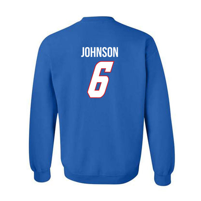 DePaul - NCAA Men's Basketball : Jonas Johnson - Classic Shersey Crewneck Sweatshirt-1