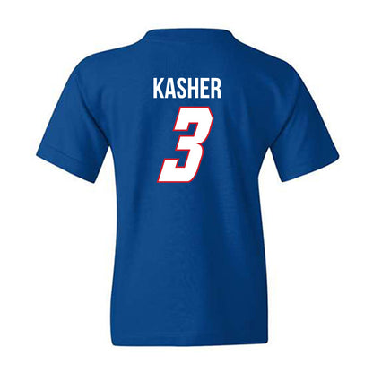 DePaul - NCAA Men's Basketball : Nate Kasher - Classic Shersey Youth T-Shirt-1