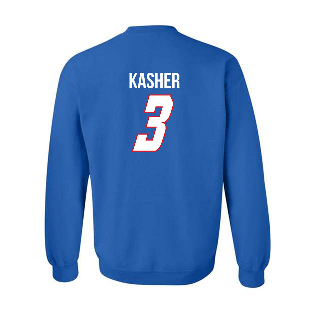 DePaul - NCAA Men's Basketball : Nate Kasher - Classic Shersey Crewneck Sweatshirt-1