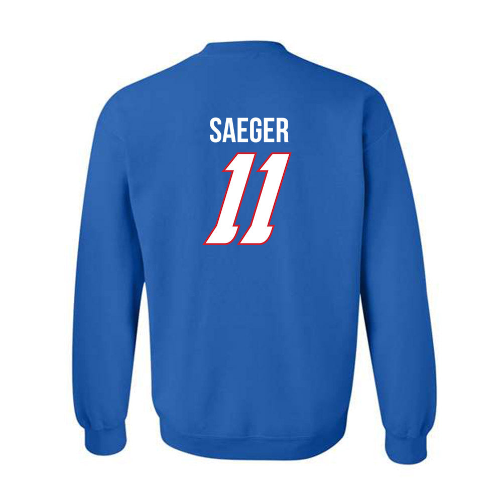 DePaul - NCAA Women's Volleyball : Amanda Saeger - Classic Shersey Crewneck Sweatshirt-1