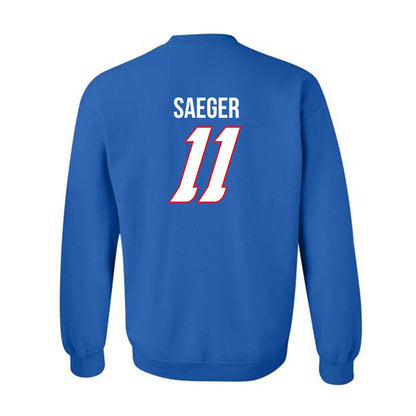 DePaul - NCAA Women's Volleyball : Amanda Saeger - Classic Shersey Crewneck Sweatshirt-1