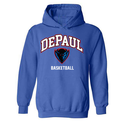DePaul - NCAA Men's Basketball : Theo Pierre Justin - Classic Shersey Hooded Sweatshirt-0