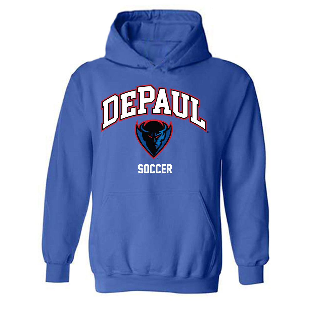 DePaul - NCAA Men's Soccer : Mason Kutch - Classic Shersey Hooded Sweatshirt-0